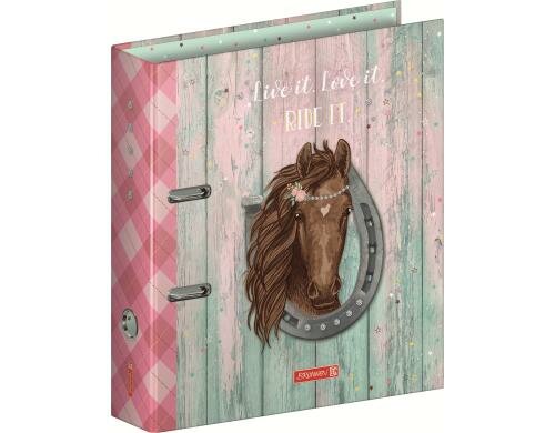 Brunnen Ordner Ponylove A4, Rückenbreite 7cm