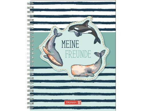 Brunnen Freundebuch Happy Ocean Grösse: 16.5 x 20 cm, 80 Seiten