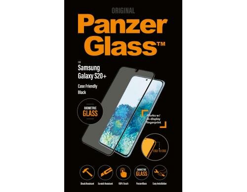 Panzerglass DisplayschutzCV BiometricGlass für Samsung Galaxy S20+