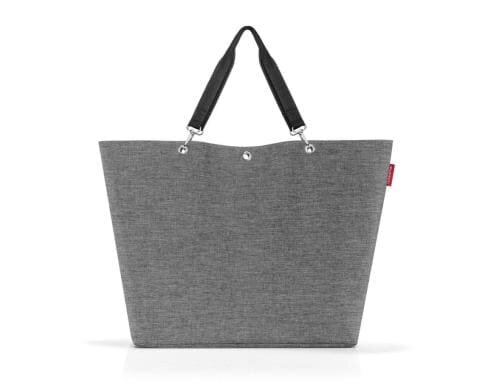 Reisenthel Einkaufstasche Shopper XL 35 l twist silver,  68 x 45.5 x 20 cm