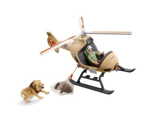 Schleich Wild life Helikopter Tierrettung