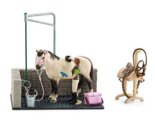 Schleich Horse Club Waschplatz inkl. Pferd und Zubehör