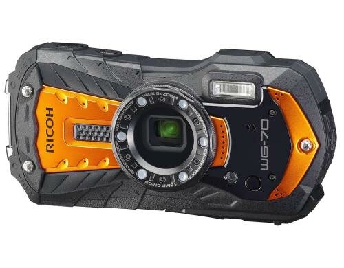 Ricoh WG-70 orange, CMOS 16 MP 28-140mm