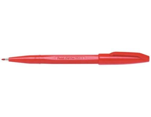 PENTEL Faserschreiber Sign Pen. rot 0.8 / 2.0 mm
