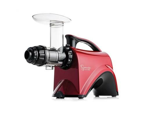 Sana by Omega Entsafter 606 rot 200W, BPA frei, Saft, Pastafunktion