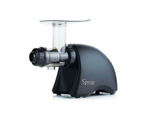 Sana by Omega Entsafter 707 matt schwarz 200W, BPA frei, Saft, Pastafunktion