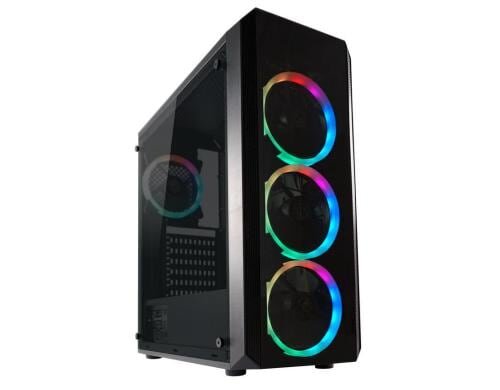 Lc-Power Midi Tower LC-703B-ON 2x 3.5. 2x 3.5 intern