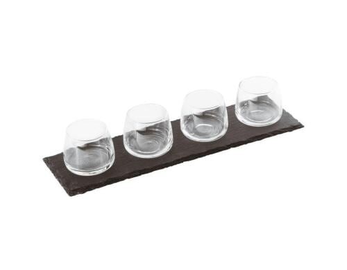 Paderno Servierplatte Schiefer 5tlg 35x10cm