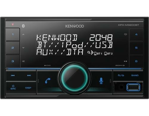 KENWOOD Autoradio DPX-M3200BT 2-DIN Bluetooth, Spotify & Alexa Control