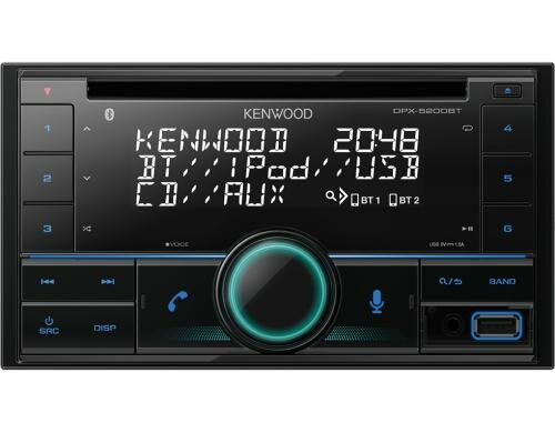 KENWOOD Autoradio DPX-5200BT 2-DIN Bluetooth, Spotify & Alexa Control