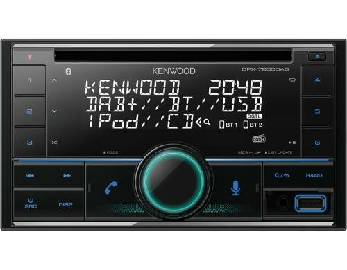 KENWOOD Autoradio DPX-7200DAB 2-DIN Bluetooth, Spotify,DAB+ & Alexa Control
