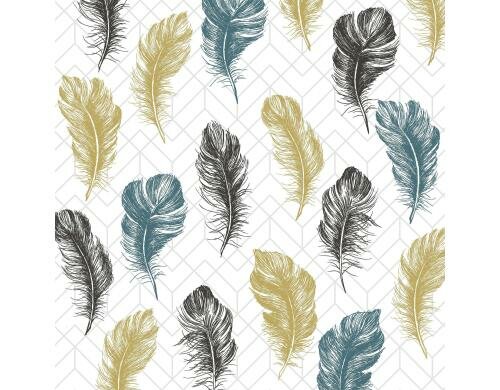 Paper + Design Servietten Feathers 33x33 cm, 20 Stück