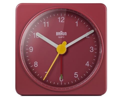 BRAUN Analog Reisewecker Leuchtzeiger, Crescendo Alarm