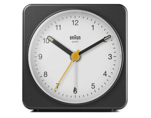 BRAUN Classic Analogwecker Licht, Leuchtzeiger, Crescendo Alarm