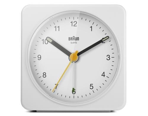 BRAUN Classic Analogwecker Licht, Leuchtzeiger, Crescendo Alarm