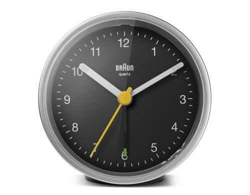 BRAUN Analogwecker Schlummertaste, Licht, Leuchtzeiger