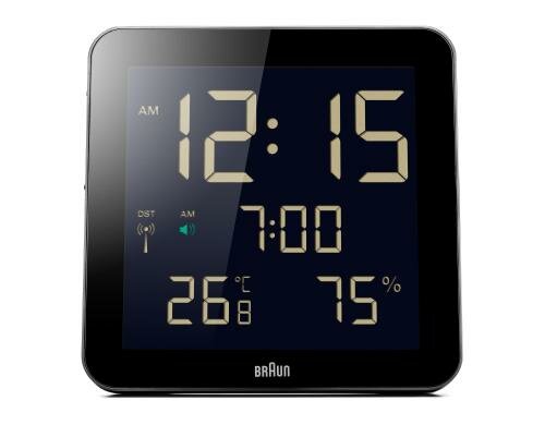BRAUN Digitalwanduhr LCD Display