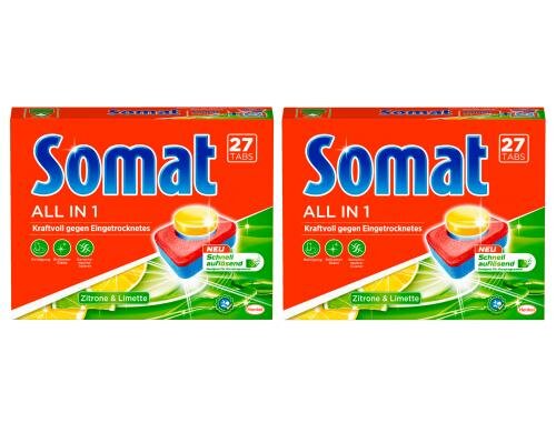 Somat Geschirrspültabs Zitrone & Limette DUO