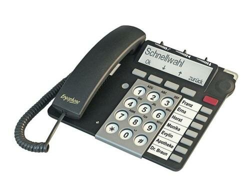 tiptel Ergophone S 510 Analog, Notruf, Blitzlicht