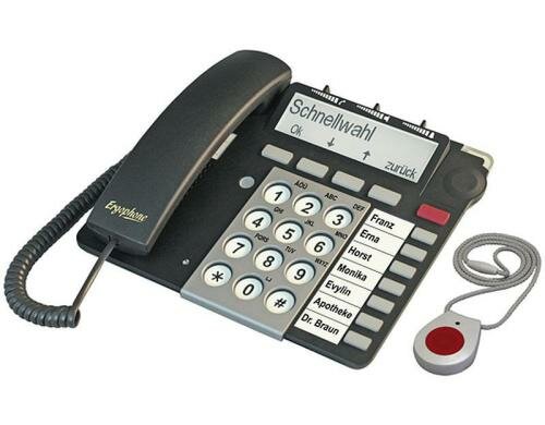tiptel Ergophone S 510 IP Funk VoIP, Notruf, Blitzlicht, Funk Notrufsender