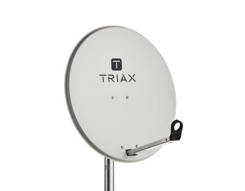 TRIAX TDS65 LG hellgrau Satelliten-Antenne 65cm, Stahl
