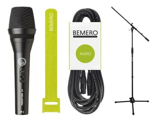 AKG PERCEPTION P3 S Mikrofonset 2 Mikrofon, Stativ, 10m Kabel