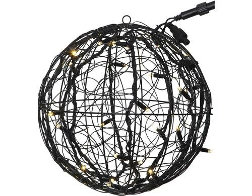Star Trading Beleuchtungssyst. LED Kugel Schwarz, benötigt Netzkabel
