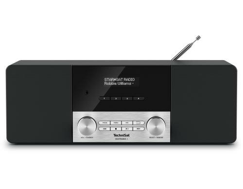 TechniSat DigitRadio 4, schwarz/silber DAB+, Bluetooth