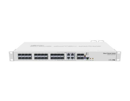MikroTik CRS328-4C-20S-4S+RM: PoE Switch 16x SFP+, 1xGE, RouterOSv5&SwitchOS