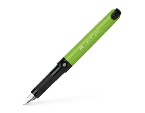 Faber-Castell Füllhalter Fresh grün Für Rechts- und Linkshänder, Primarschule