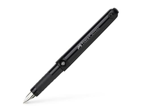 Faber-Castell Füllhalter Fresh schwarz Für Rechts- und Linkshänder, Primarschule