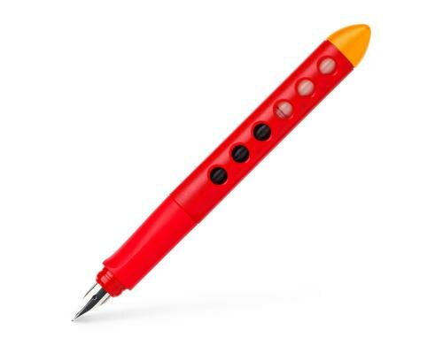 Faber-Castell Füllhalter Scribolino rot Für Rechtshänder, Primarschule