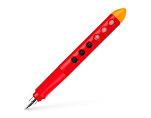 Faber-Castell Füllhalter Scribolino rot Für Linkshänder, Primarschule