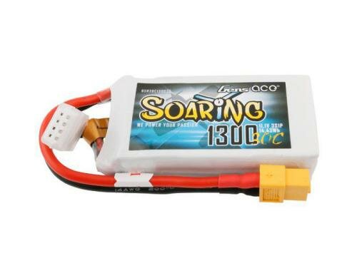 Gens LiPo-Akku 11.1V 1300mAh 30C 3S1P 71.5x35x21 mm 107g XT60