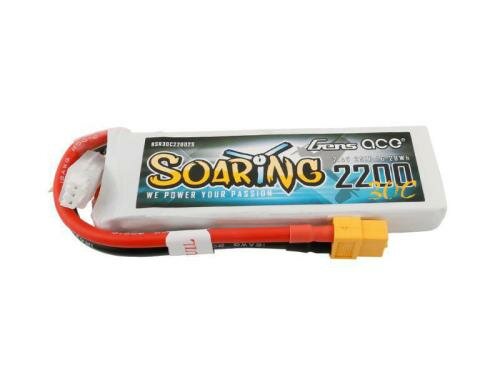 Gens LiPo-Akku 7.4V 2200mAh 30C 2S1P 104x34.5x14.5 mm 122g XT60
