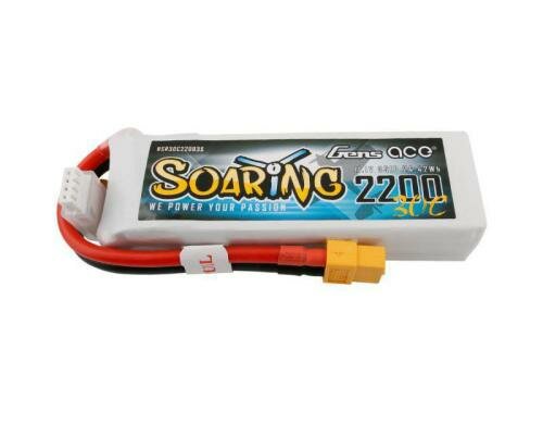 Gens LiPo-Akku 11.1V 2200mAh 30C 3S1P 106x34x21 mm 168g XT60