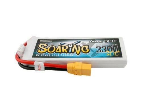 Gens LiPo-Akku 11.1V 3300mAh 30C 3S1P 131x42.5x19.5 mm 252g XT90