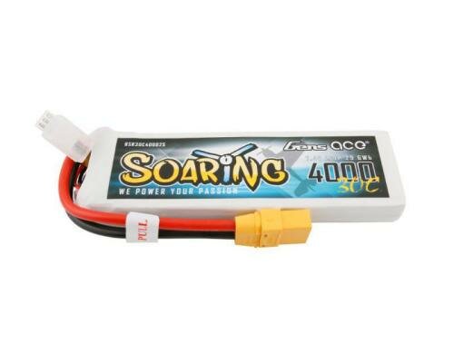 Gens LiPo-Akku 7.4V 4000mAh 30C 2S1P 133x41.5x15.5 mm 208g XT90