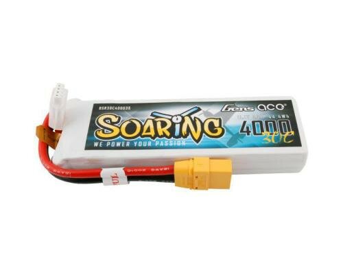 Gens LiPo-Akku 11.1V 4000mAh 30C 3S1P 136x42.5x22.5 mm 291g XT90