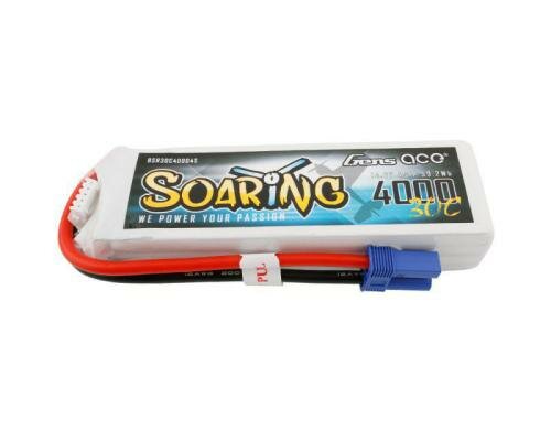 Gens LiPo-Akku 14.8V 4000mAh 30C 4S1P 136x42x29.5 mm 108g EC5