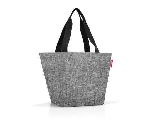 Reisenthel Einkaufstasche Shopper M 15 l twist silver, 51 x 30.5 x 26 cm