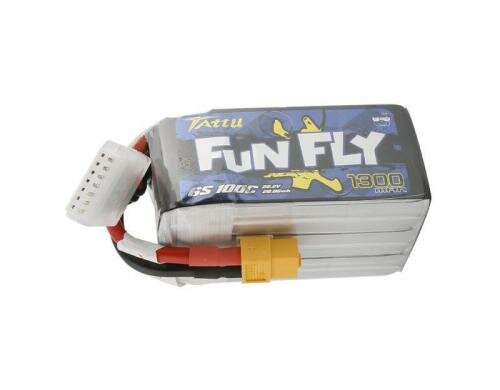 Tattu FF LiPo-Akku 22.2V 1300mAh 100C 6S1P 75x36x44 mm 225g XT60