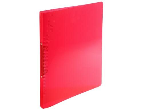 Biella Ringhefter A4 2 cm rot transparent, Ring-Kombimechanik