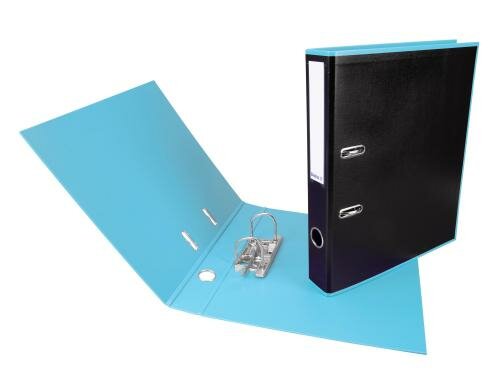 Biella Black Office Ordner PP 4 cm hellblau