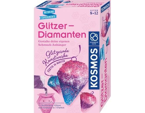 Glitzer-Diamanten Mitbring-Experimente