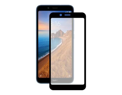 KSIX Glass Displayschutz 2.5D m. Rahmen bla Xiaomi Redmi 7A