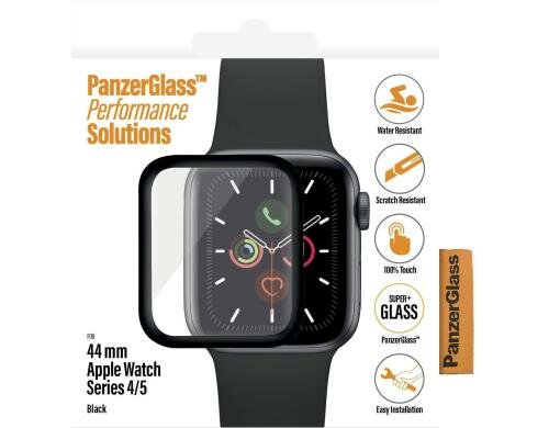 Panzerglass Displayschutz für Apple Watch Serie 4/5 44mm Black
