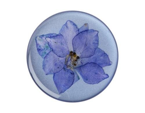 PopSockets Pressed Flower Larkspur Purple Finger Griff Halterung
