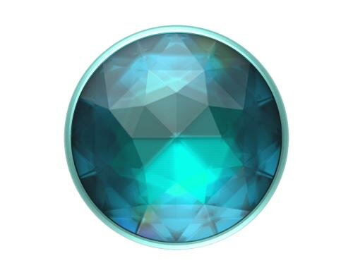 PopSockets Disco Crystal Blue Finger Griff Halterung