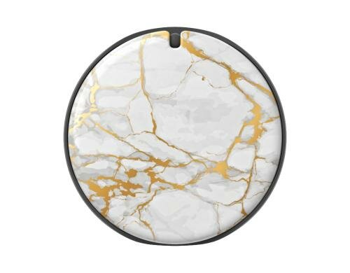 PopSockets PopMirror Stone White Marble Finger Griff Halterung